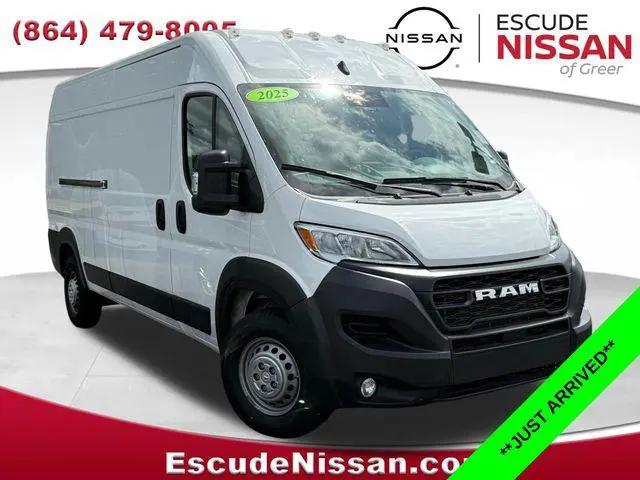 2025 Ram ProMaster 2500 Cargo Van Tradesman High Roof 159" WB w/Pass Seat for sale in Greer, SC