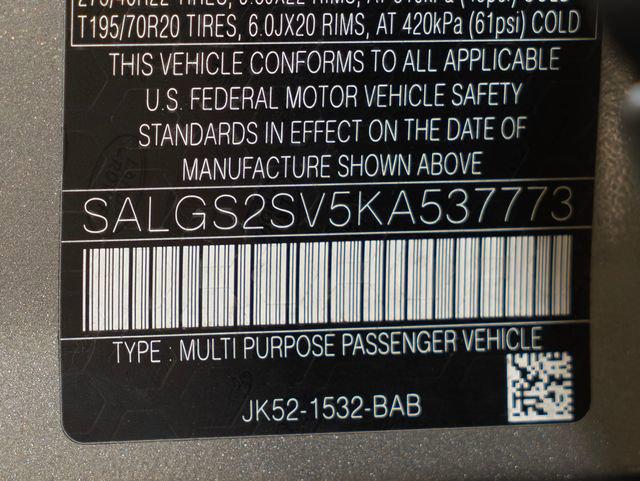 2019 Land Rover Range Rover 3.0L V6 Supercharged HSE