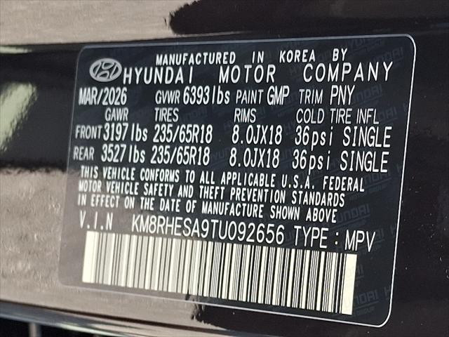 2026 Hyundai Palisade SEL Premium 7P