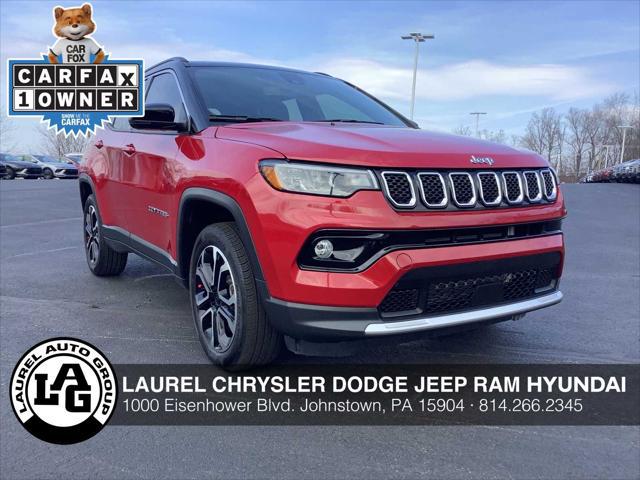 2023 Jeep Compass Limited 4x4 for sale in JOHNSTOWN, PA