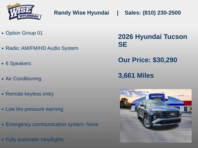 2026 Hyundai Tucson SE