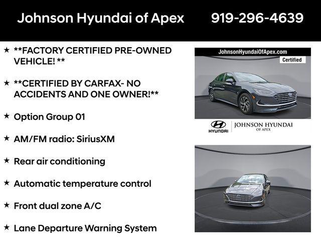 2023 Hyundai Sonata Hybrid Blue