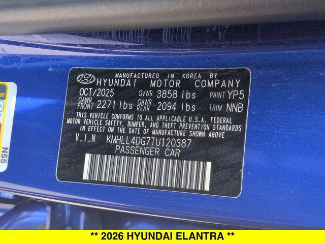 2026 Hyundai Elantra SE