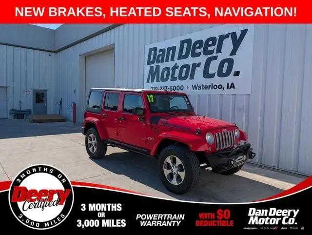 2017 Jeep Wrangler Unlimited Sahara for sale in Waterloo, IA