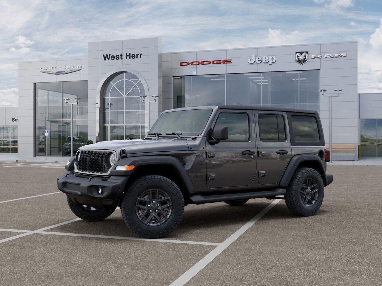 New 2026 Granite Crystal Metallic Clear-Coat Exterior Paint Jeep Sport S image 2