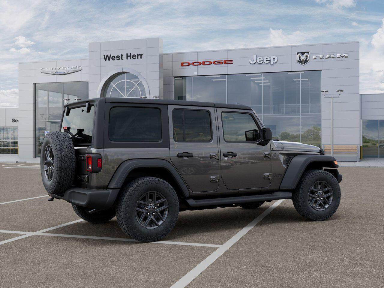 New 2026 Granite Crystal Metallic Clear-Coat Exterior Paint Jeep Sport S image 4