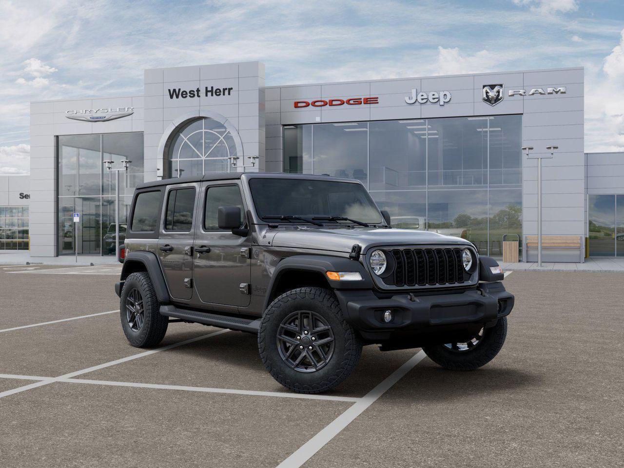 New 2026 Granite Crystal Metallic Clear-Coat Exterior Paint Jeep Sport S image 5