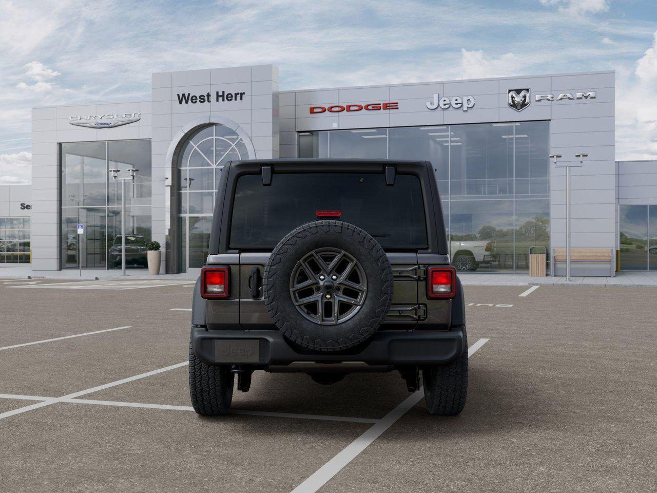 New 2026 Granite Crystal Metallic Clear-Coat Exterior Paint Jeep Sport S image 33