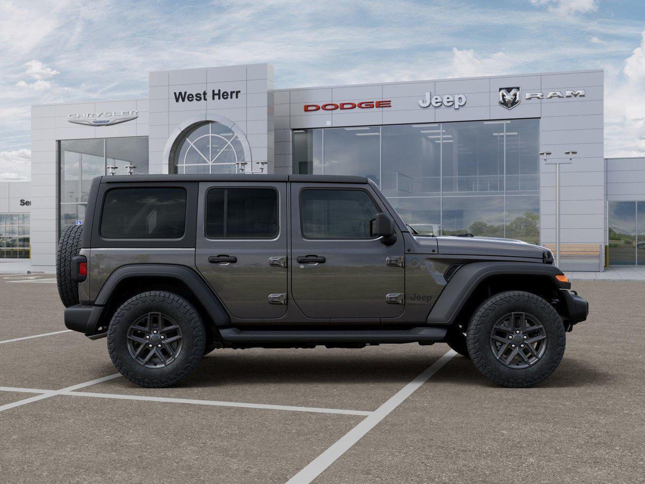 New 2026 Granite Crystal Metallic Clear-Coat Exterior Paint Jeep Sport S image 47