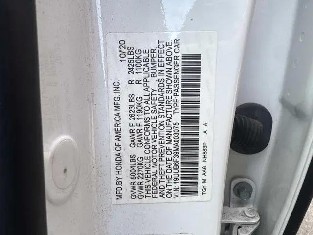 2021 Acura TLX Standard