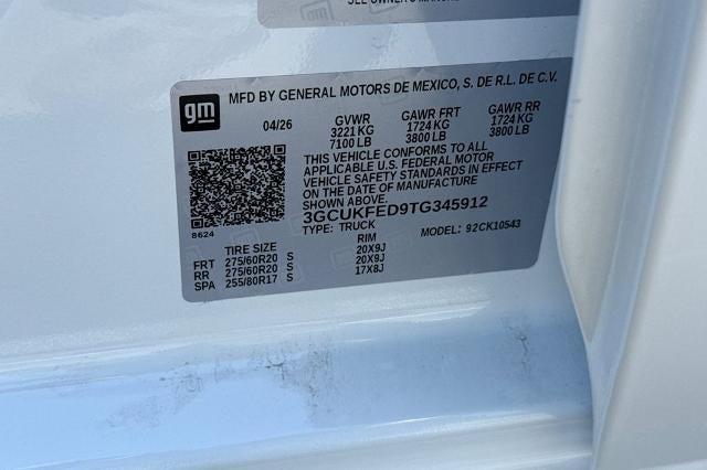 2026 Chevrolet Silverado 1500 4WD Crew Cab Short Bed LT Trail Boss
