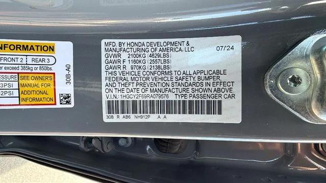 2024 Honda Accord Hybrid EX-L