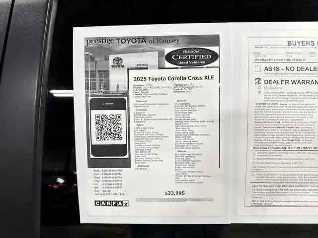 2025 Toyota Corolla Cross XLE