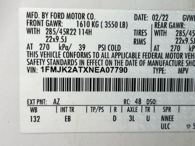 2022 Ford Expedition Limited MAX