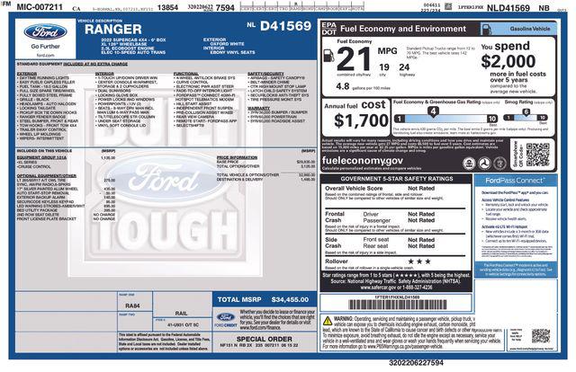 2022 Ford Ranger XL