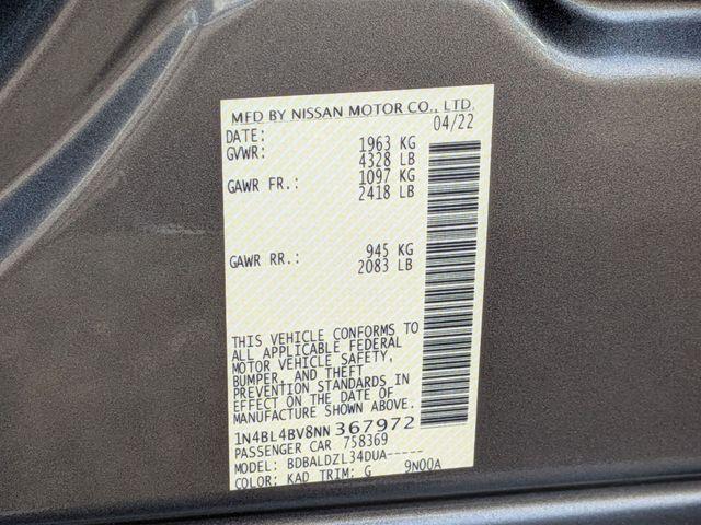 2022 Nissan Altima S FWD