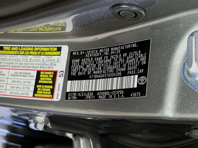 2026 Toyota Camry XSE