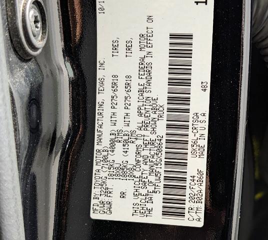 2016 Toyota Tundra SR5 5.7L V8
