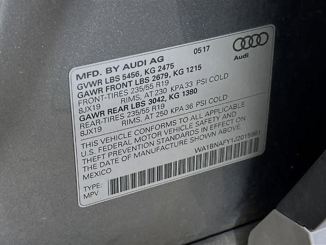 2018 Audi Q5 2.0T quattro Premium Plus