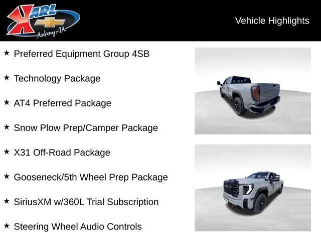 2025 GMC Sierra 2500HD 4WD Crew Cab Standard Bed AT4