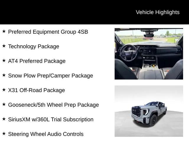 2025 GMC Sierra 2500HD 4WD Crew Cab Standard Bed AT4