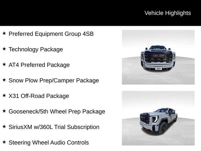 2025 GMC Sierra 2500HD 4WD Crew Cab Standard Bed AT4