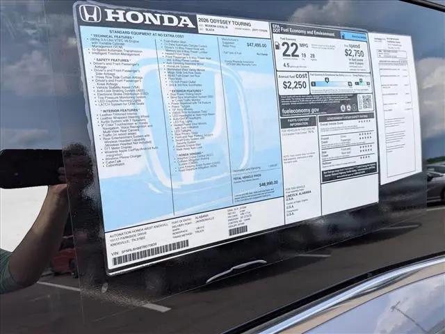 2026 Honda Odyssey Touring