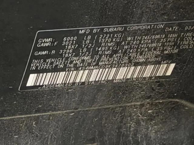 2019 Subaru Ascent Premium
