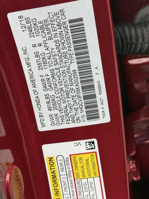 2019 Honda Accord Hybrid EX-L