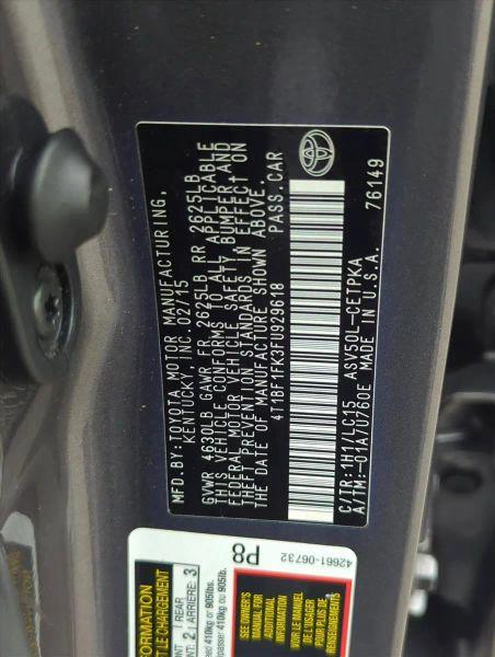 2015 Toyota Camry XSE