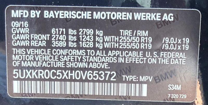 2017 BMW X5 xDrive35i