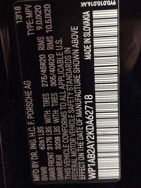 2019 Porsche Cayenne S