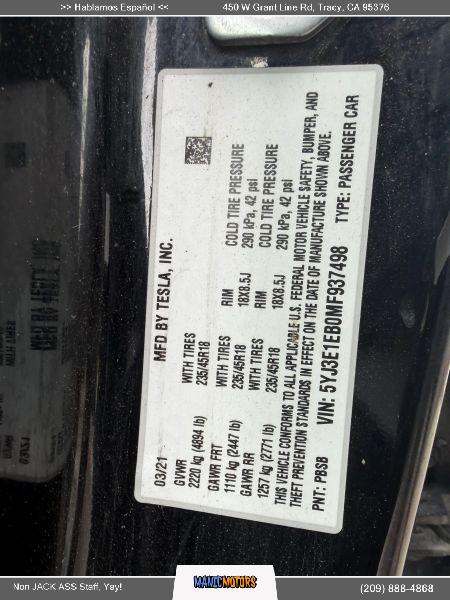 2021 Tesla Model 3 Long Range