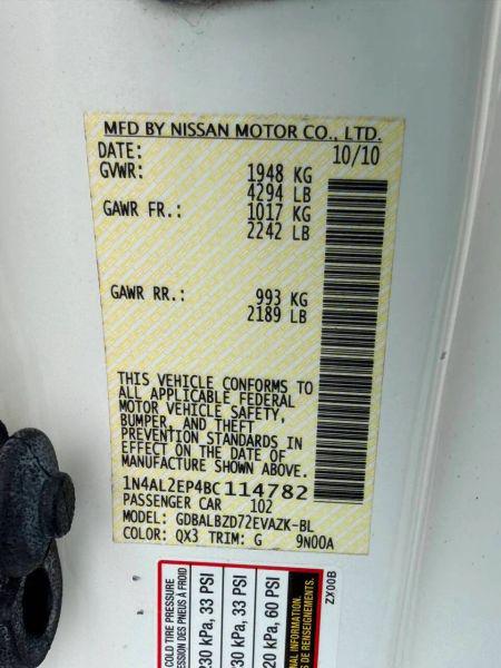 2011 Nissan Altima 2.5 S