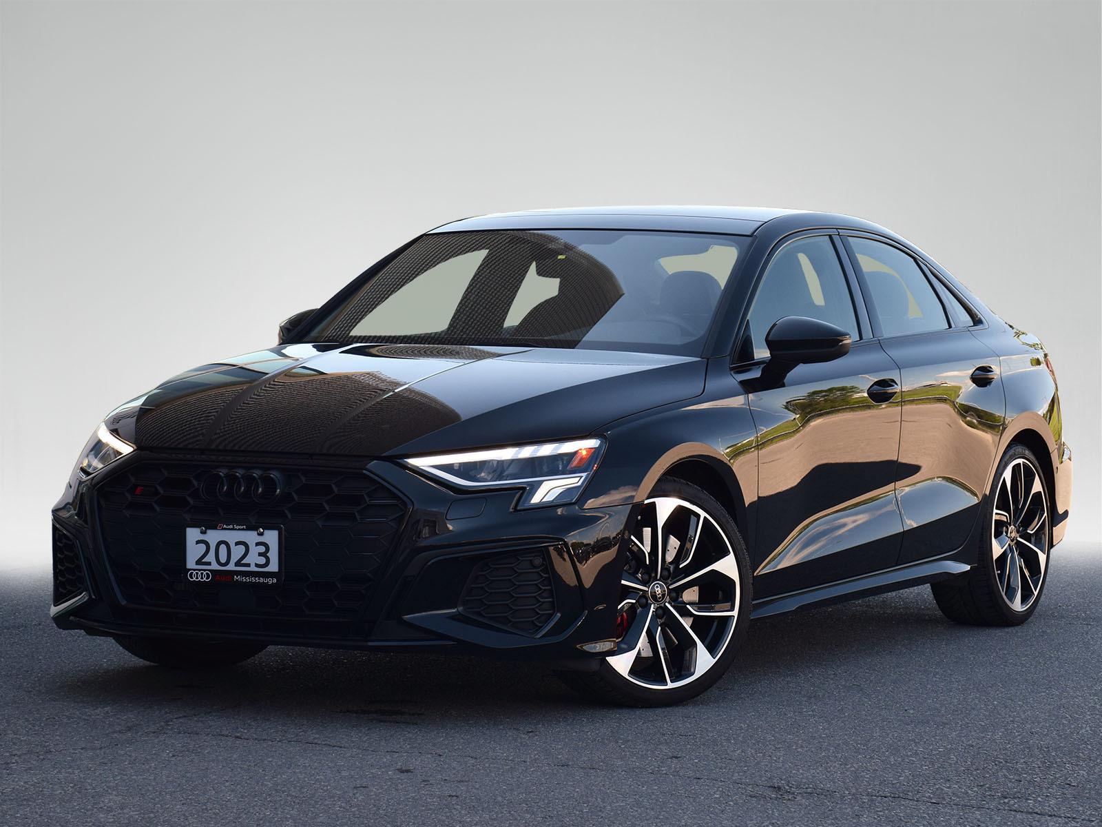Mythos Black Metallic 2023 Audi S3 2.0 TFSI quattro Technik AWD Sedan Automatic
