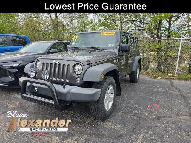 2017 Jeep Wrangler Unlimited Sport 4x4 for sale in Hazle Township, PA