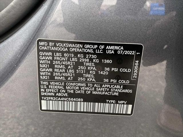 2022 Volkswagen Atlas 3.6L V6 SEL Premium R-Line