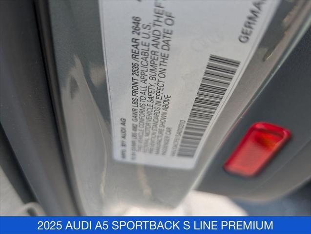2025 Audi A5 Sportback Premium 45 TFSI S line quattro S tronic
