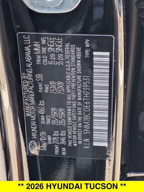 2026 Hyundai Tucson SEL Plus