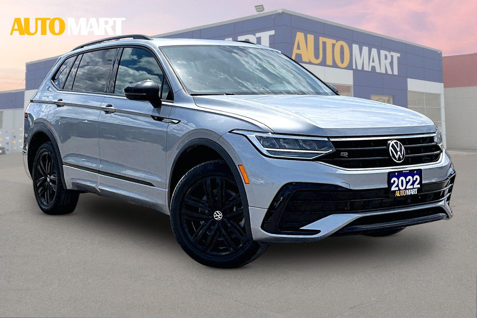 Gray 2022 Volkswagen Tiguan Comfortline R-Line Black 4Motion SUV / Crossover Automatic