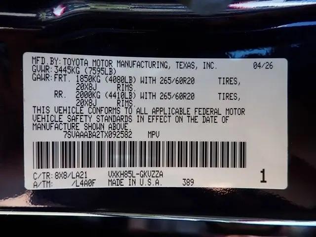 2026 Toyota Sequoia Platinum