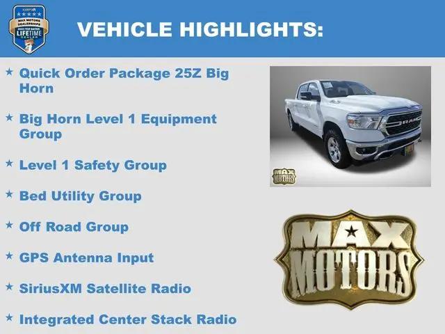 2022 Ram 1500 Big Horn Crew Cab 4x4 6'4" Box