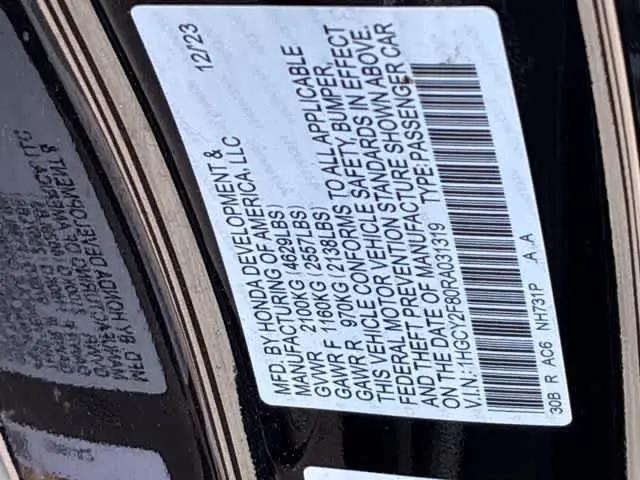 2024 Honda Accord Hybrid Touring