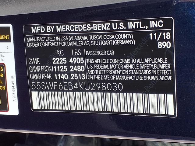 2019 Mercedes-Benz AMG C 43 4MATIC