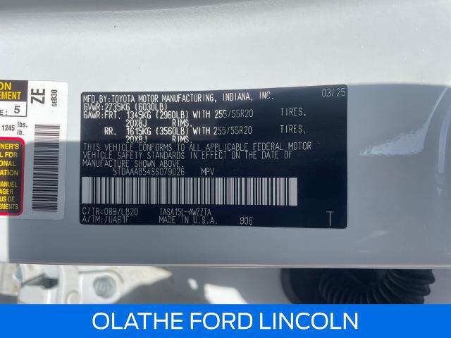 2025 Toyota Grand Highlander Unknown