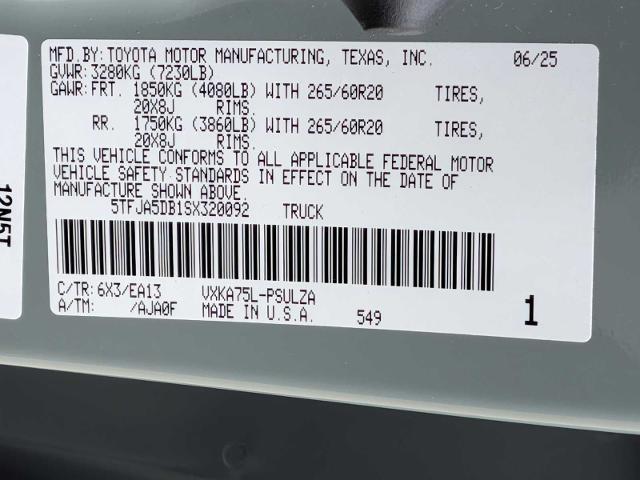 2025 Toyota Tundra Limited