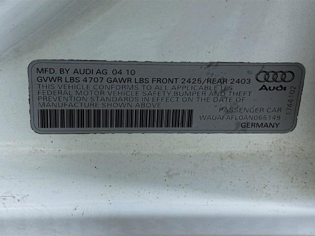 2010 Audi A4 2.0T Premium