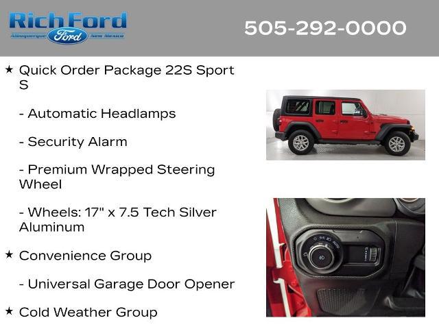 2023 Jeep Wrangler 4-Door Sport S 4x4
