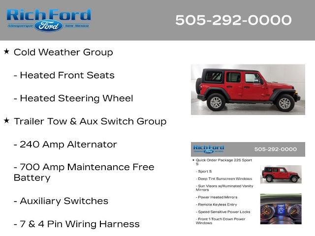 2023 Jeep Wrangler 4-Door Sport S 4x4