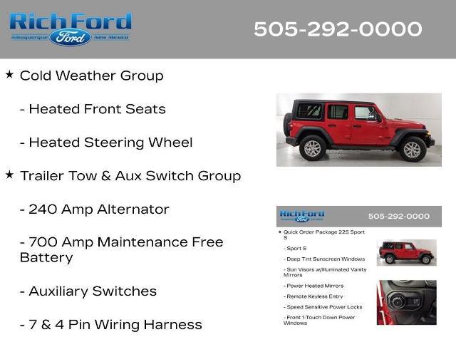 2023 Jeep Wrangler 4-Door Sport S 4x4